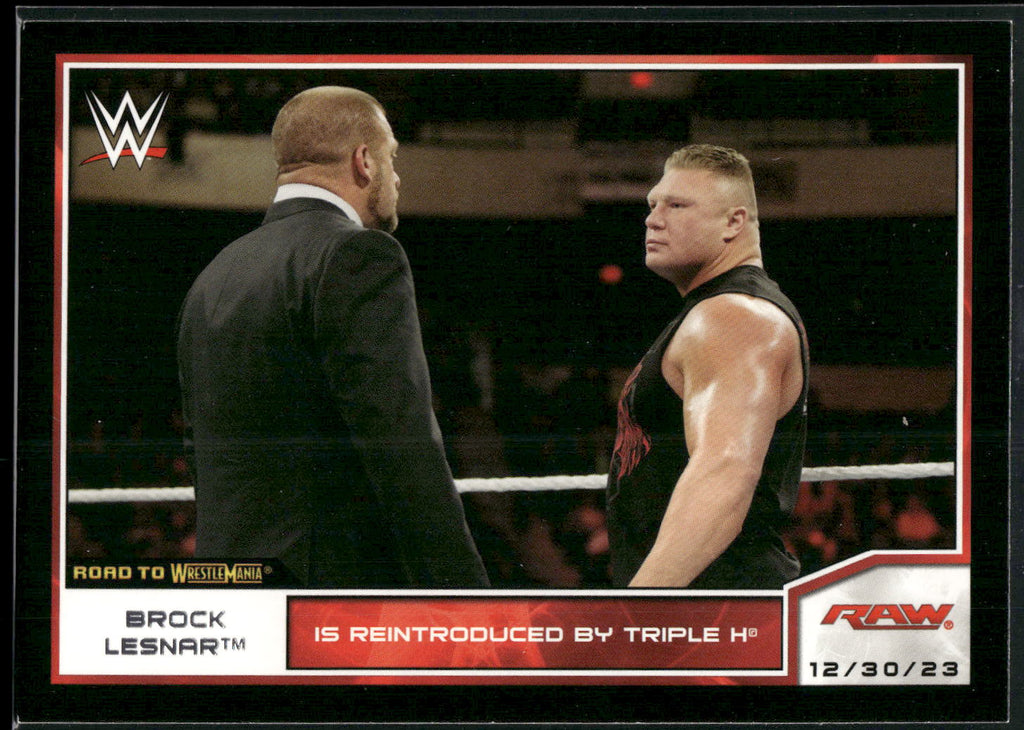 2014 Topps WWE Road to Wrestlemania #67 Brock Lesnar