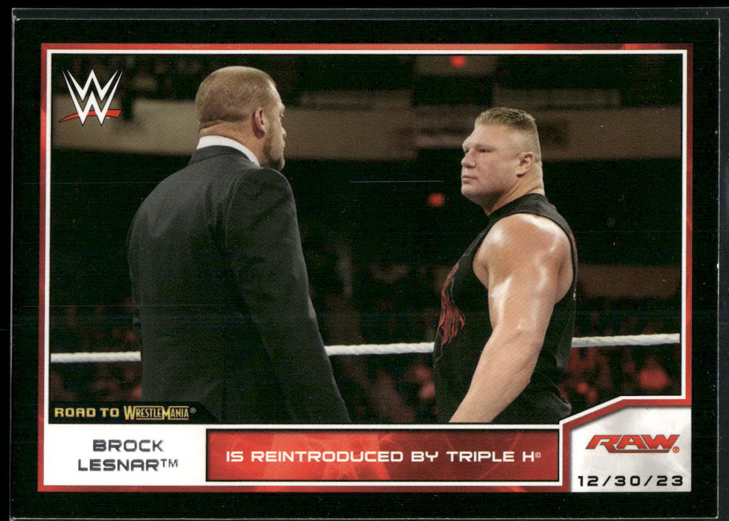 2014 Topps WWE Road to Wrestlemania #67 Brock Lesnar