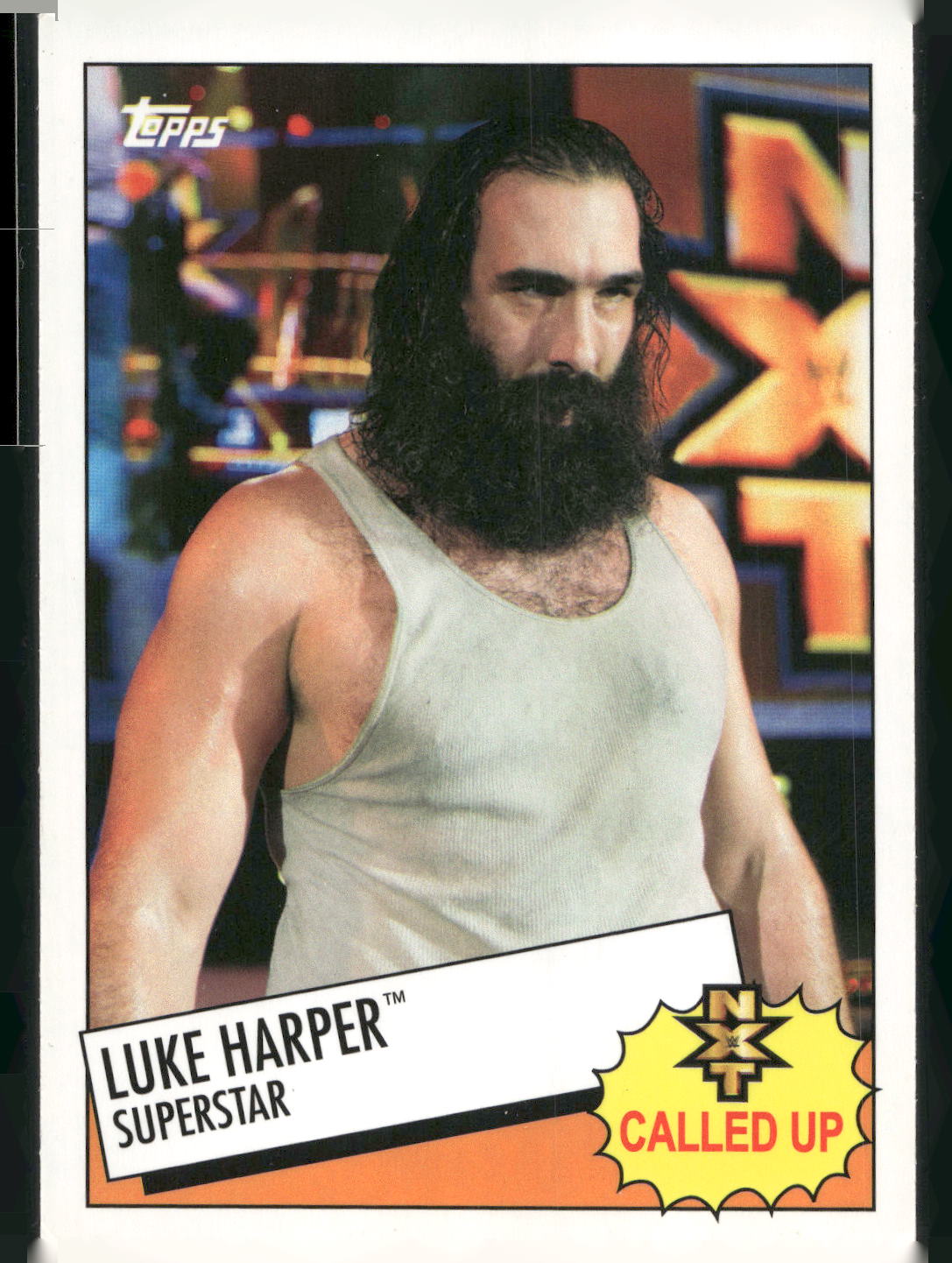 2015 Topps WWE Heritage #17 Luke Harper NXT Called Up