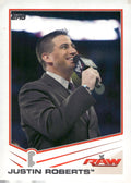 2013 Topps WWE #20 Justin Roberts