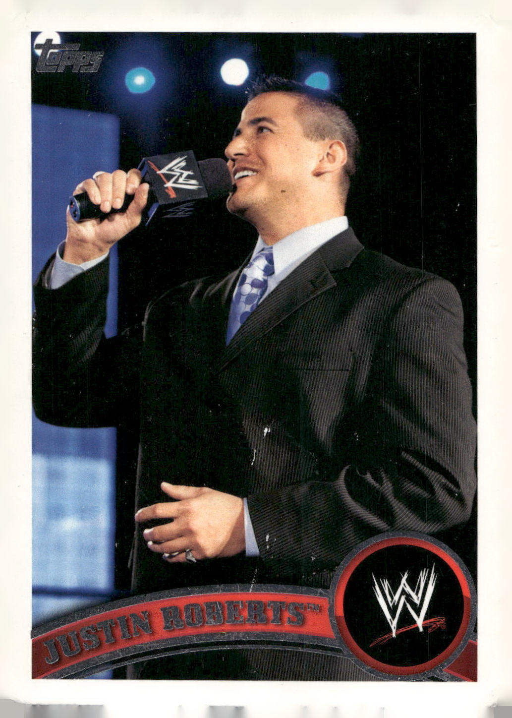 2011 Topps WWE #59 Justin Roberts
