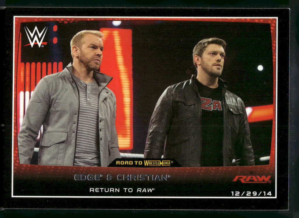 2015 Topps WWE Road to Wrestlemania #73 Edge / Christian