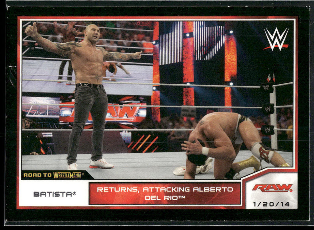 2014 Topps WWE Road to Wrestlemania #70 Batista