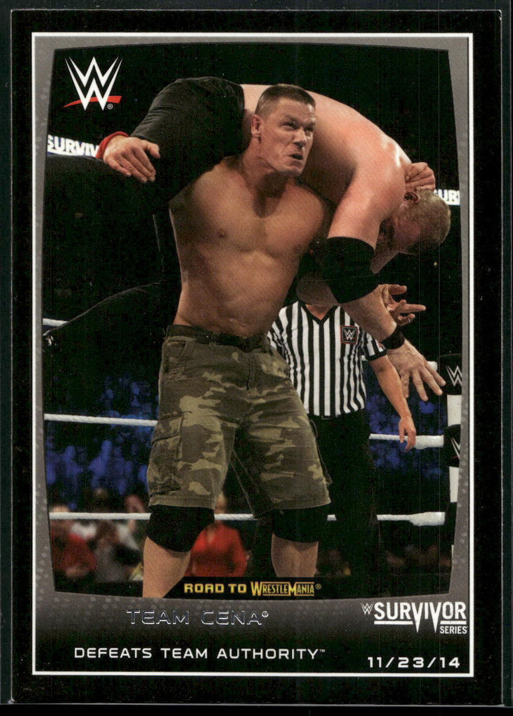 2015 Topps WWE Road to Wrestlemania #65 Team Cena