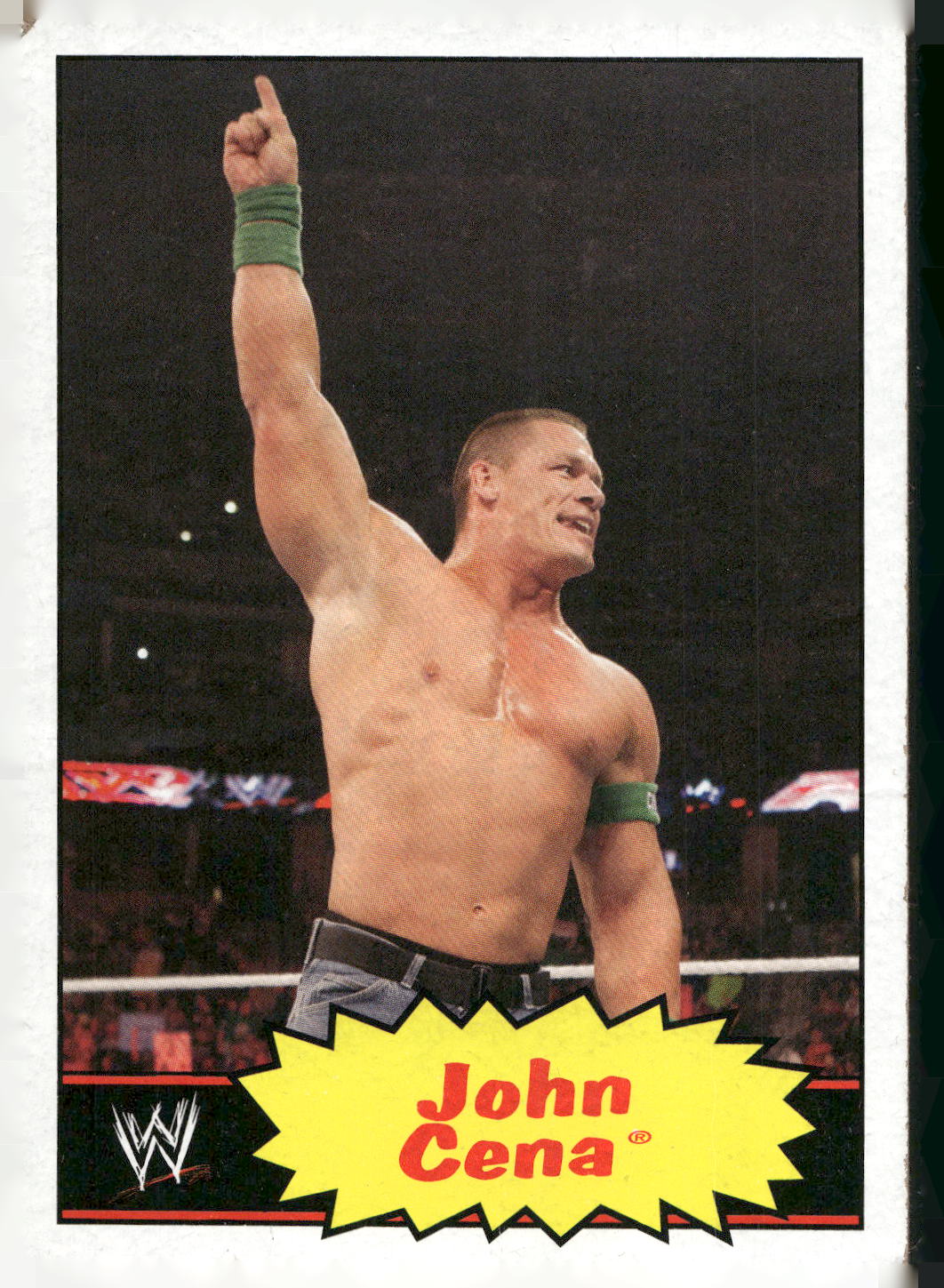 2012 Topps Heritage WWE #19 John Cena