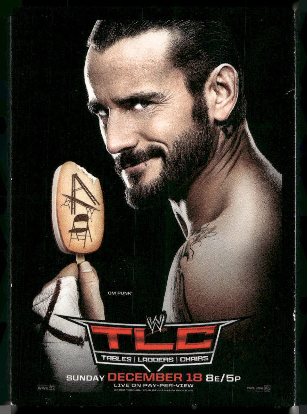 2012 Topps WWE #7 Tables, Ladders and Chairs World Class Events