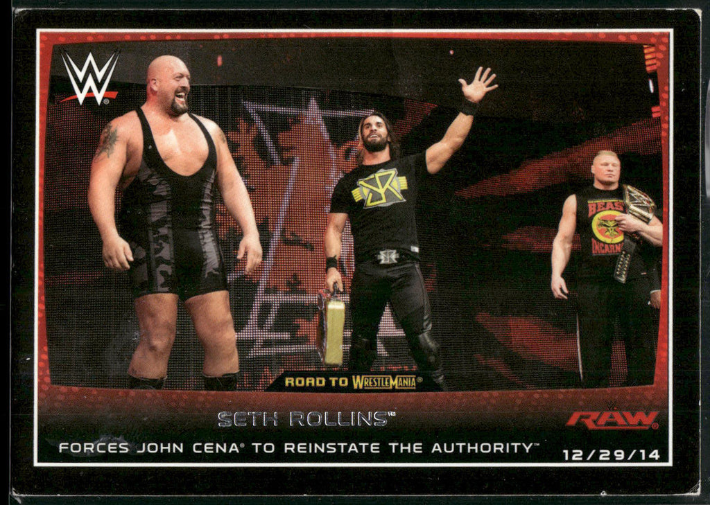 2015 Topps WWE Road to Wrestlemania #76 Seth Rollins