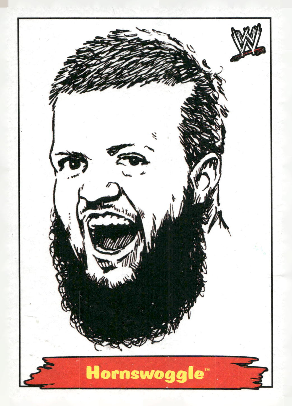 2012 Topps Heritage WWE #4 Hornswoggle Jerry "The King" Lawler Portraits