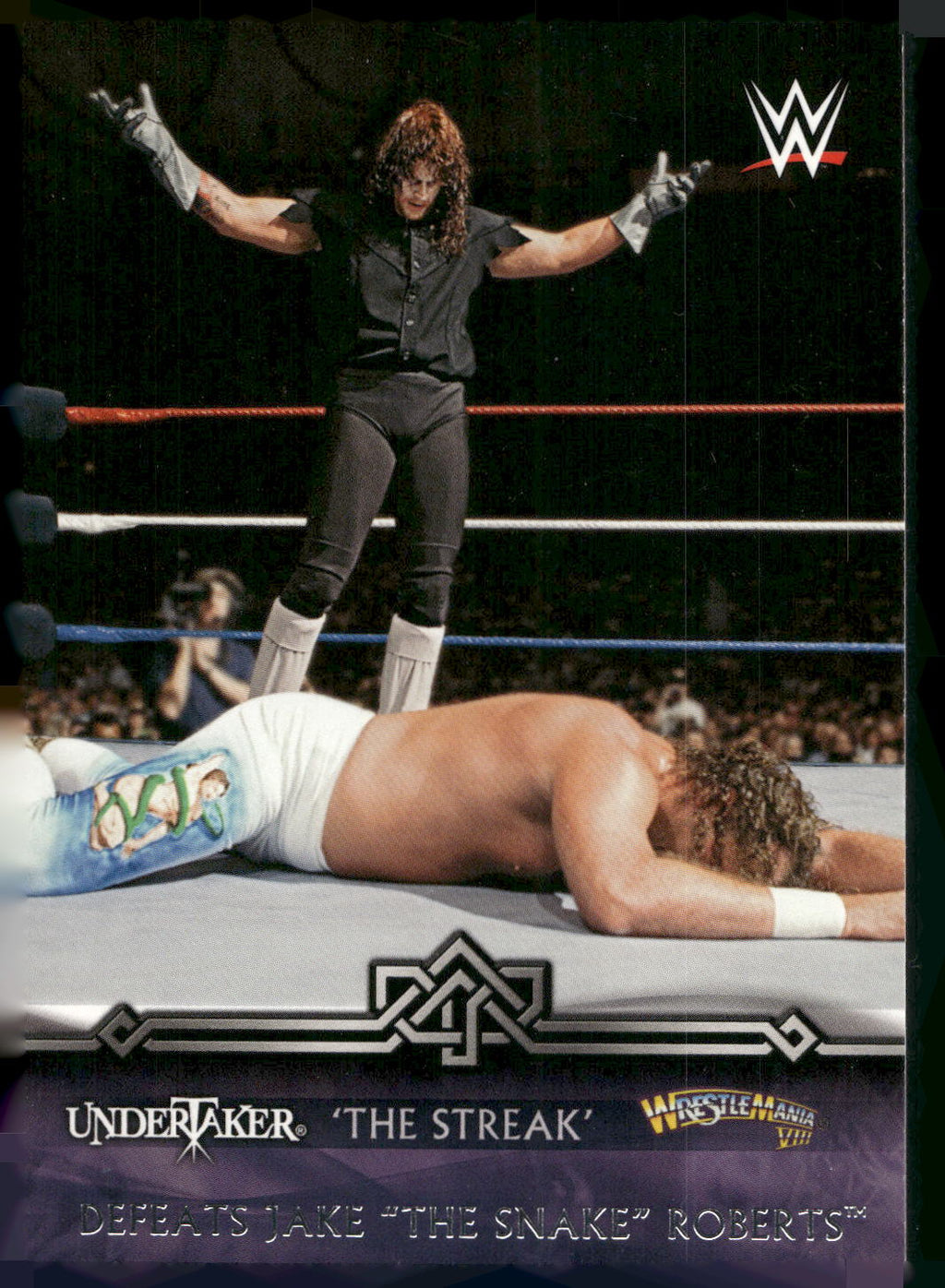 2014 Topps WWE Undertaker Defeats Jake "The Snake" Roberts The Streak
