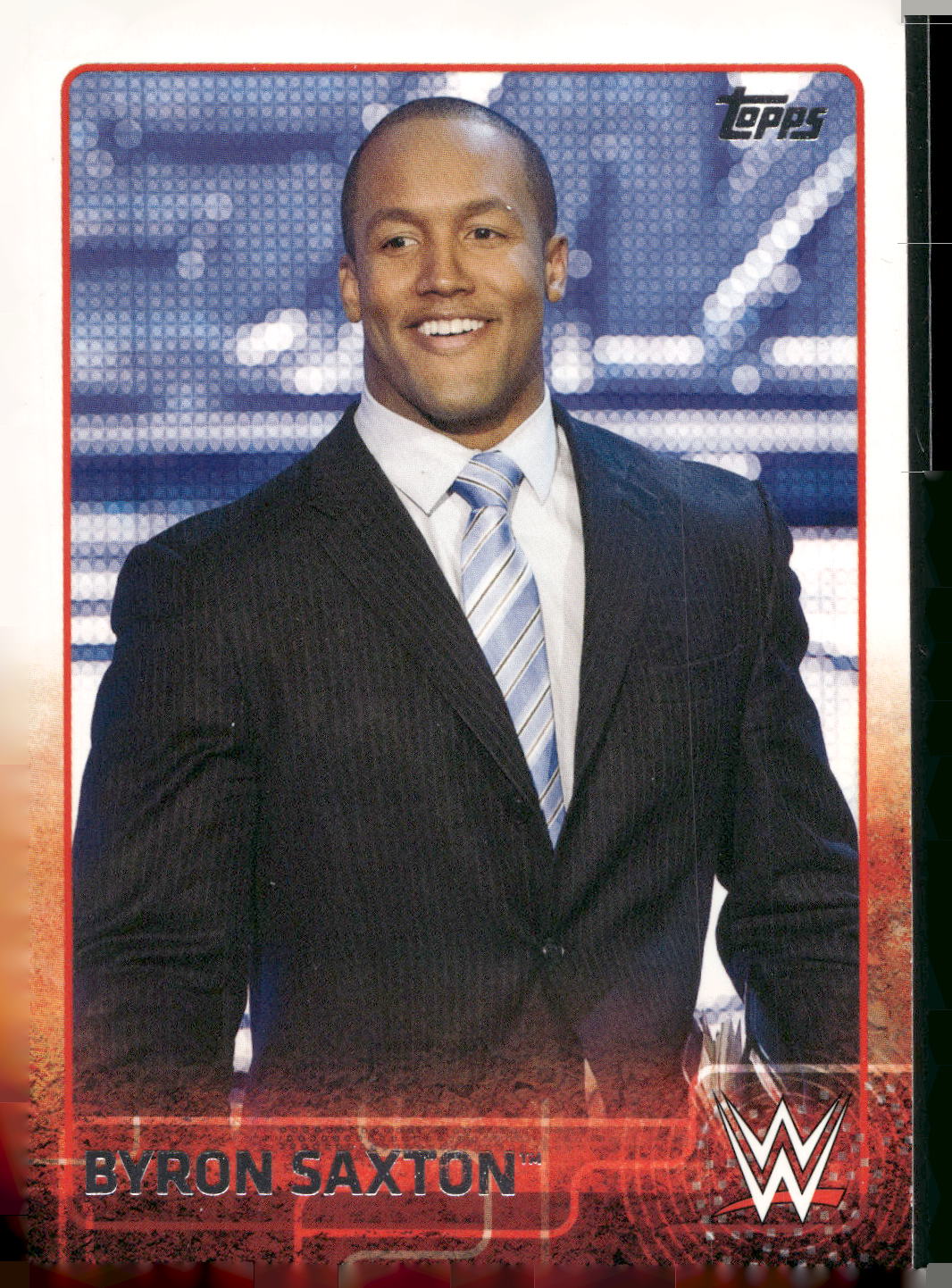 2015 Topps WWE #14 Byron Saxton