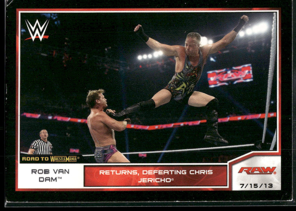 2014 Topps WWE Road to Wrestlemania #25 Rob Van Dam