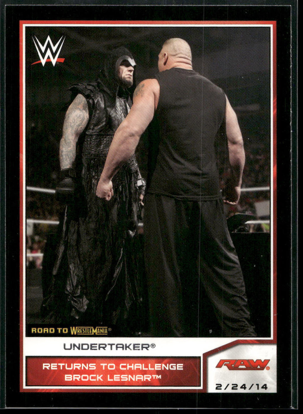 2014 Topps WWE Road to Wrestlemania #82 The Undertaker