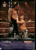 2014 Topps WWE Road to Wrestlemania #18-0 Undertaker Defeats Shawn Michaels