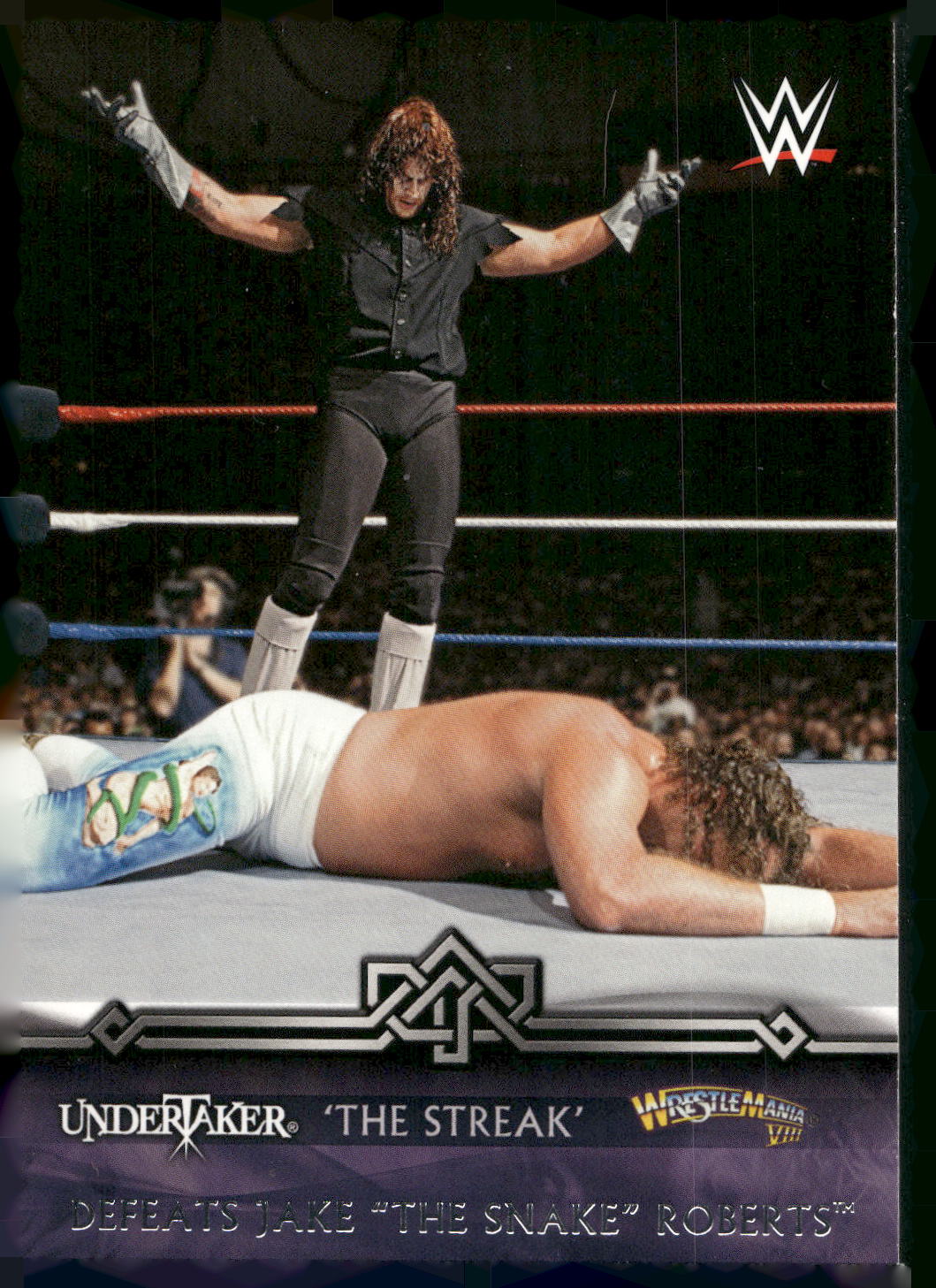 2014 Topps WWE Undertaker Defeats Jake "The Snake" Roberts