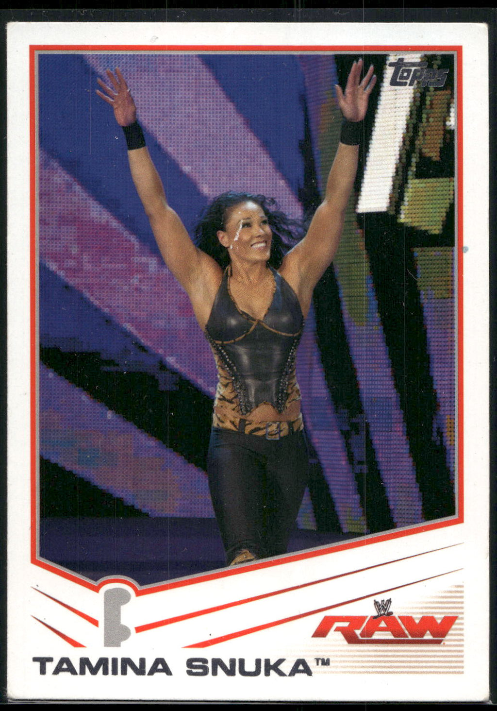 2013 Topps WWE #39 Tamina Snuka