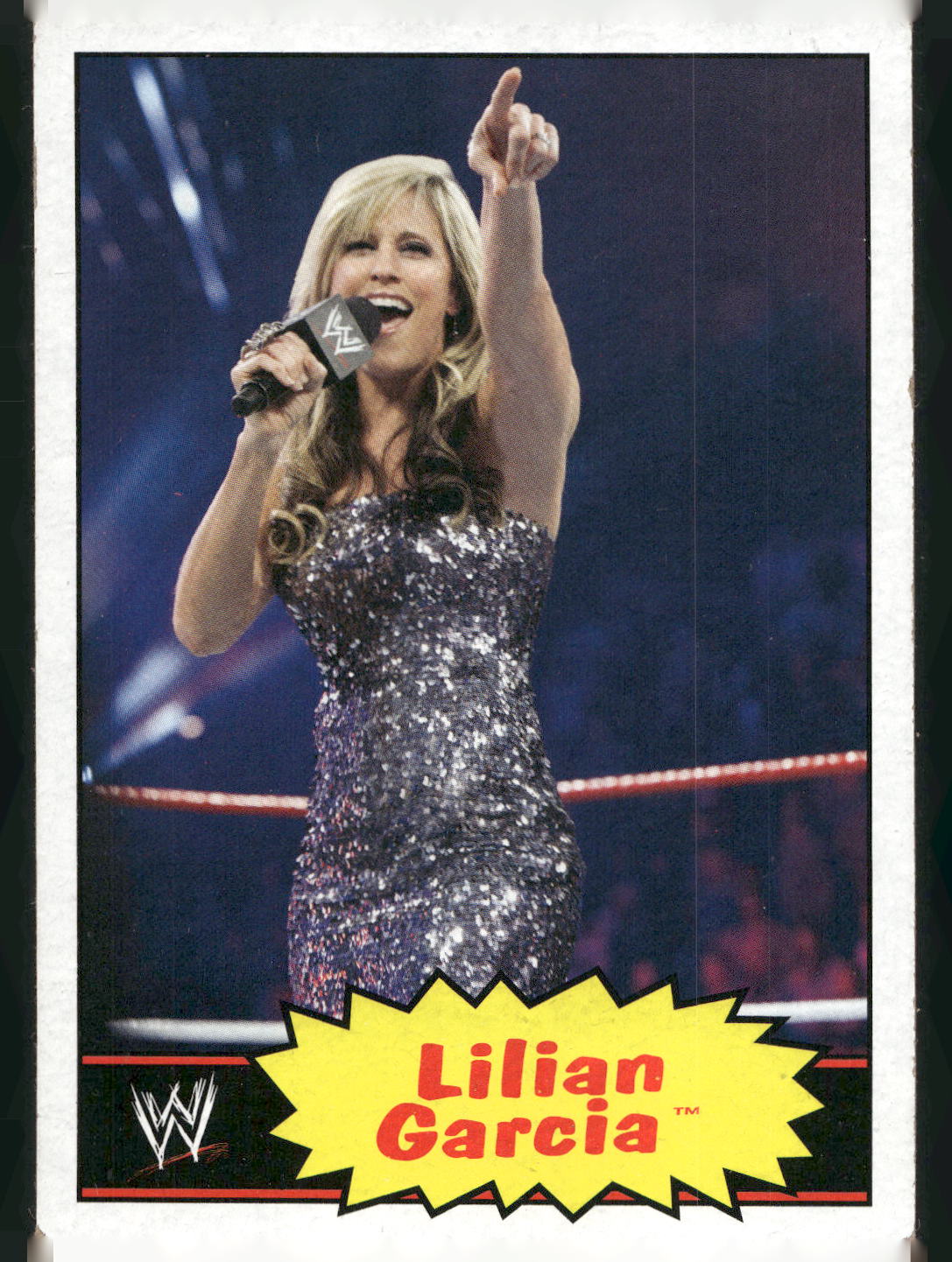 2012 Topps Heritage WWE #25 Lilian Garcia