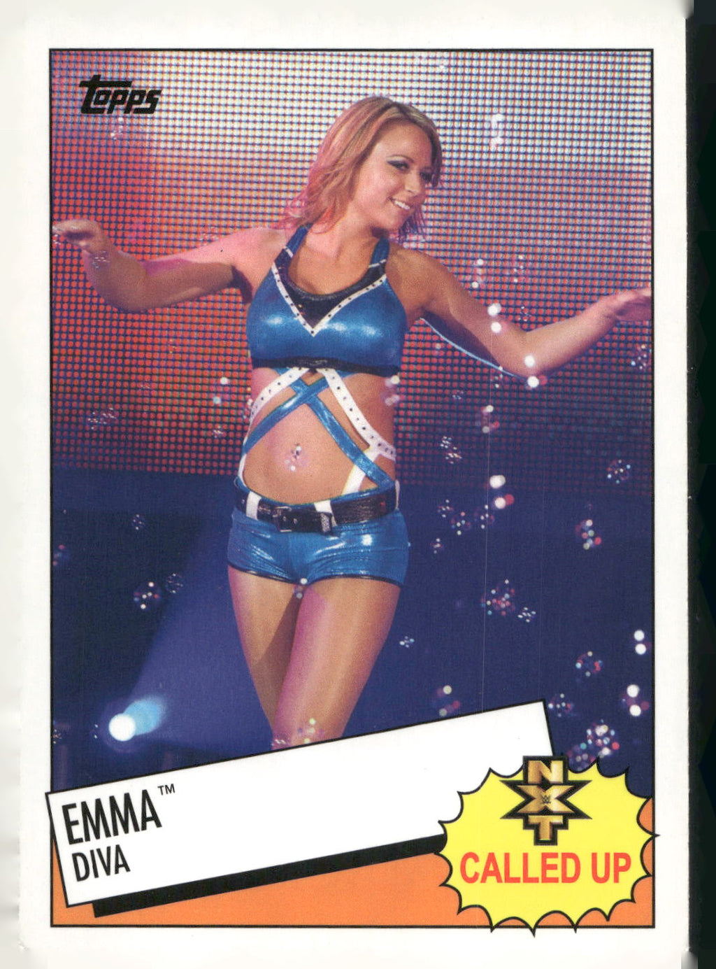 2015 Topps WWE Heritage #22 Emma NXT Called Up