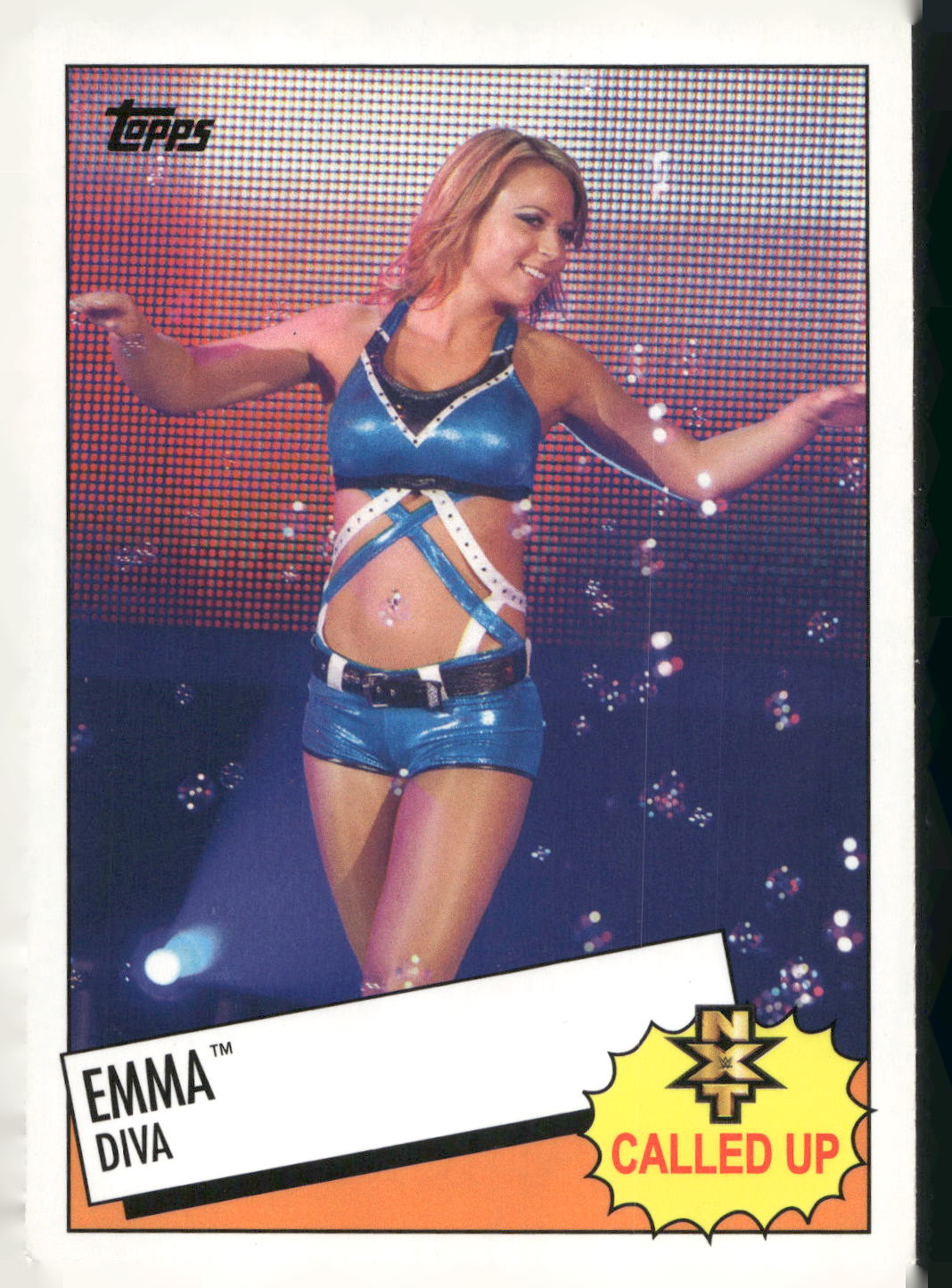 2015 Topps WWE Heritage #22 Emma NXT Called Up