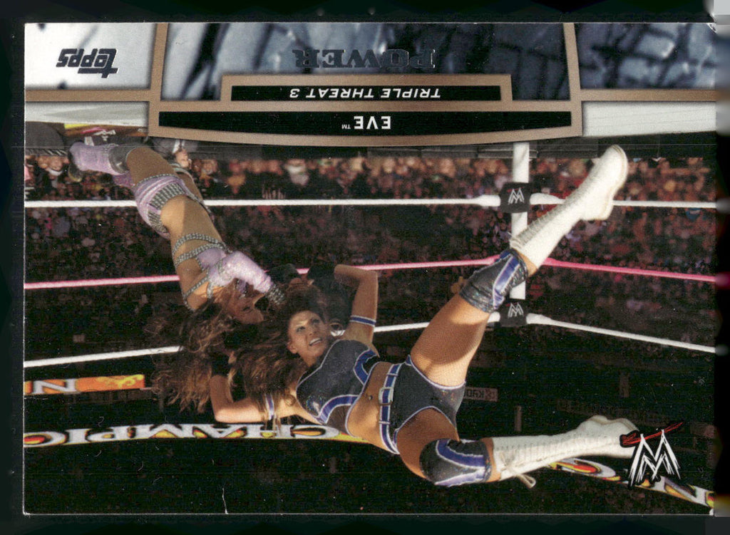 2013 Topps WWE #TT14-3 Eve Triple Threat Tier 3