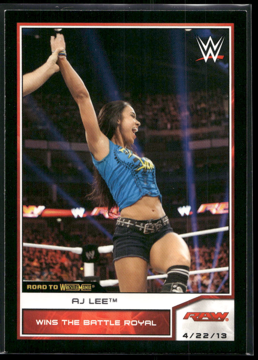 2014 Topps WWE Road to Wrestlemania #6 AJ Lee