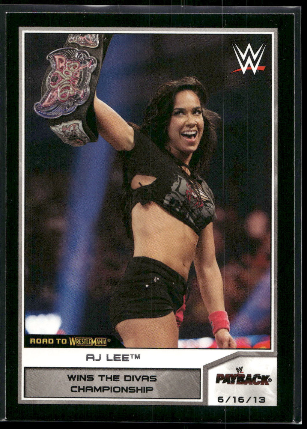 2014 Topps WWE Road to Wrestlemania #15 AJ Lee