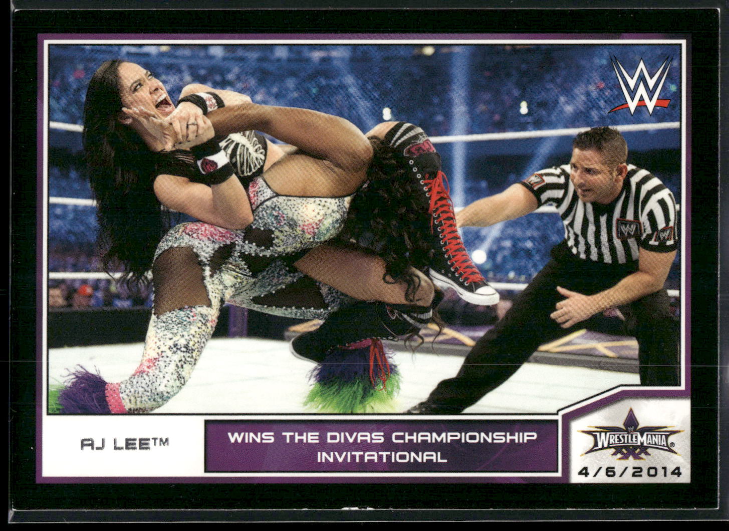 2014 Topps WWE Road to Wrestlemania #108 AJ Lee