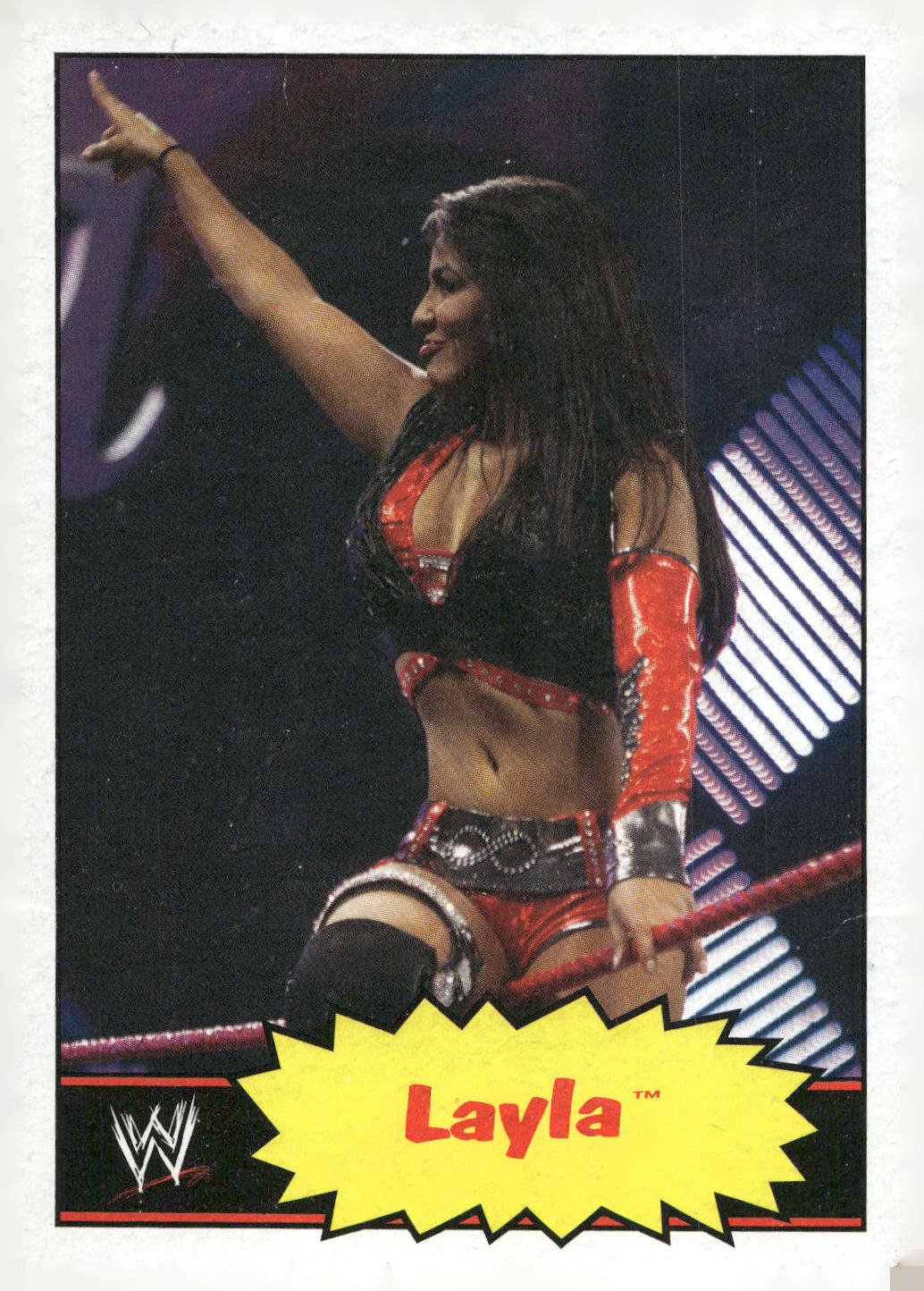 2012 Topps Heritage WWE #24 Layla