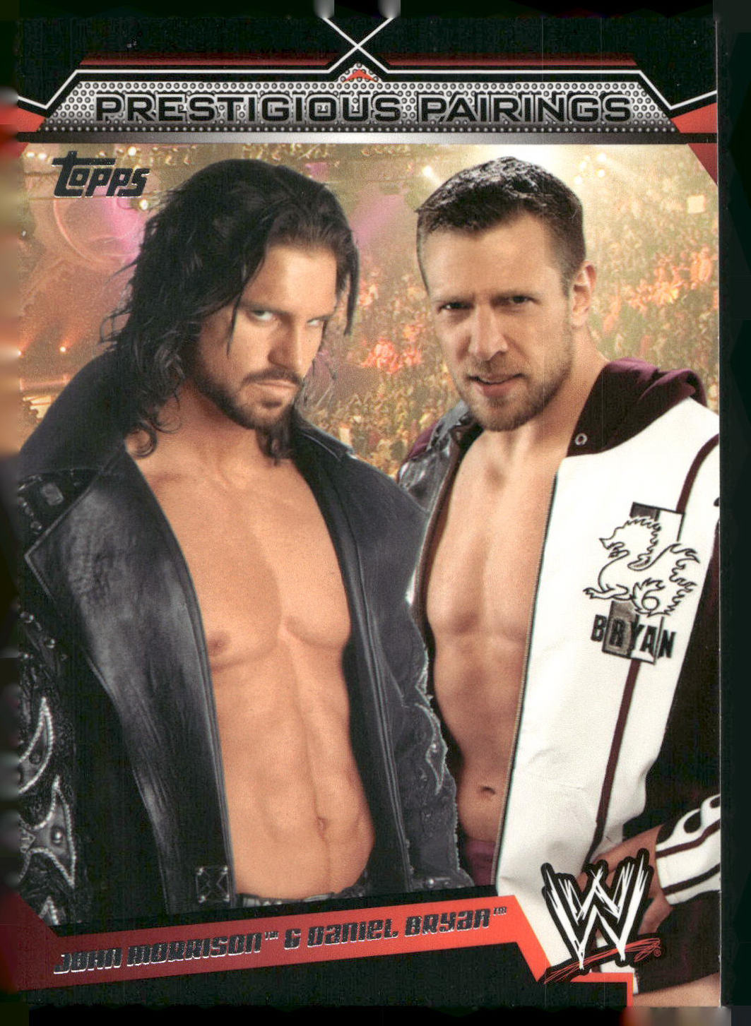 2011 Topps WWE #PP-13 John Morrison / Daniel Bryan Prestigious Pairings