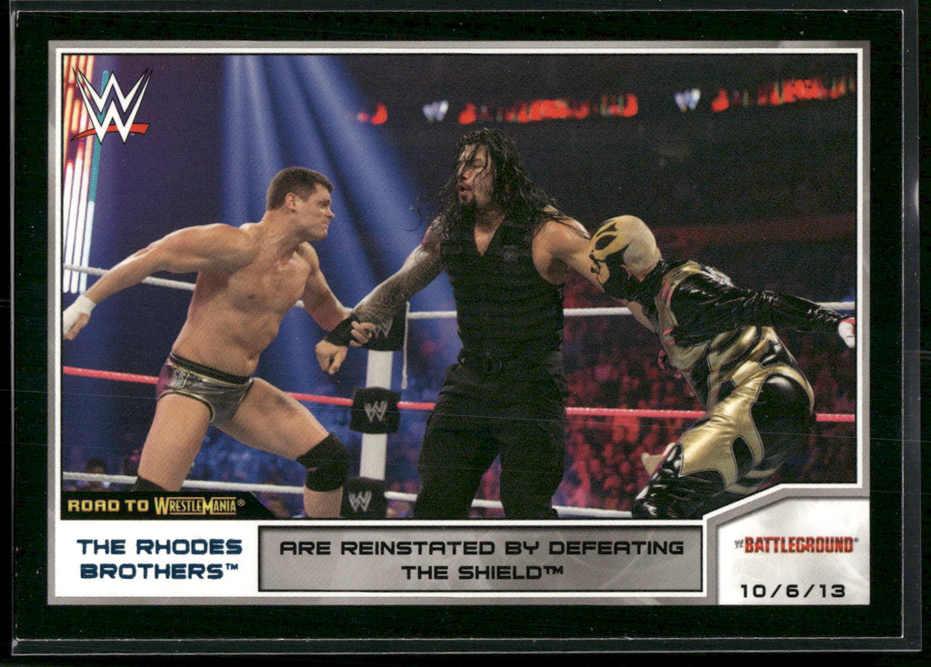 2014 Topps WWE Road to Wrestlemania #47 The Rhodes Brothers
