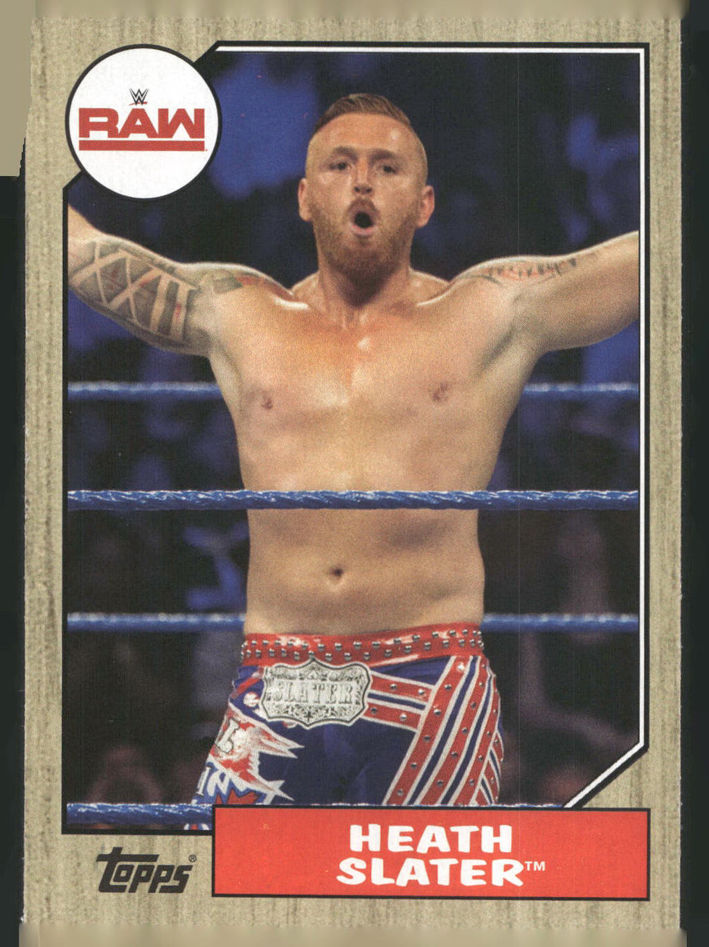 2017 Topps WWE Heritage #49 Heath Slater