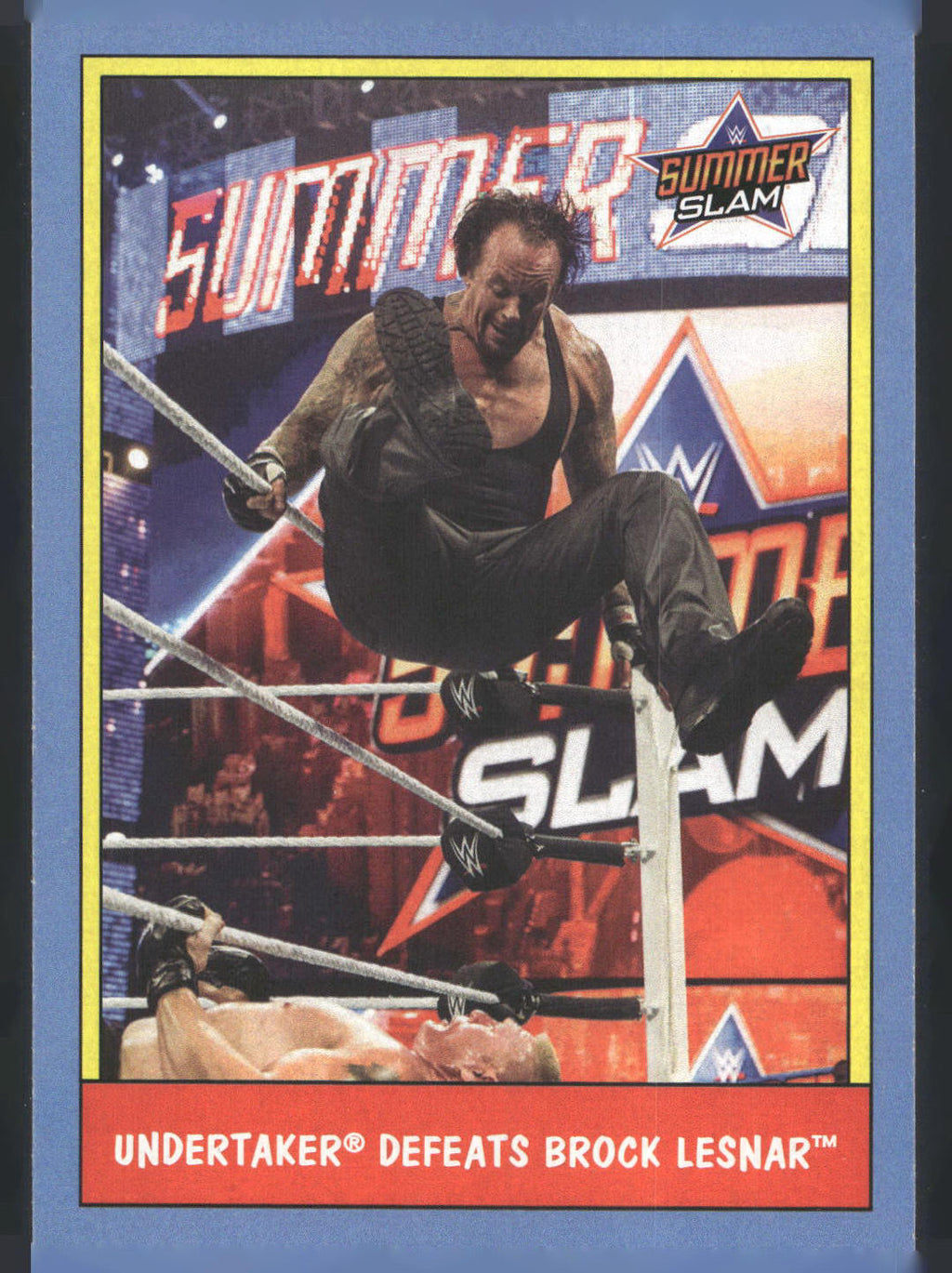 2017 Topps WWE Heritage #46 Undertaker Thirty Years of SummerSlam
