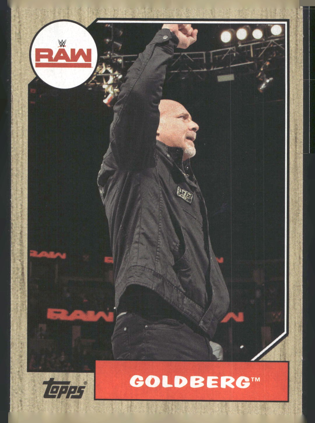 2017 Topps WWE Heritage #23 Goldberg