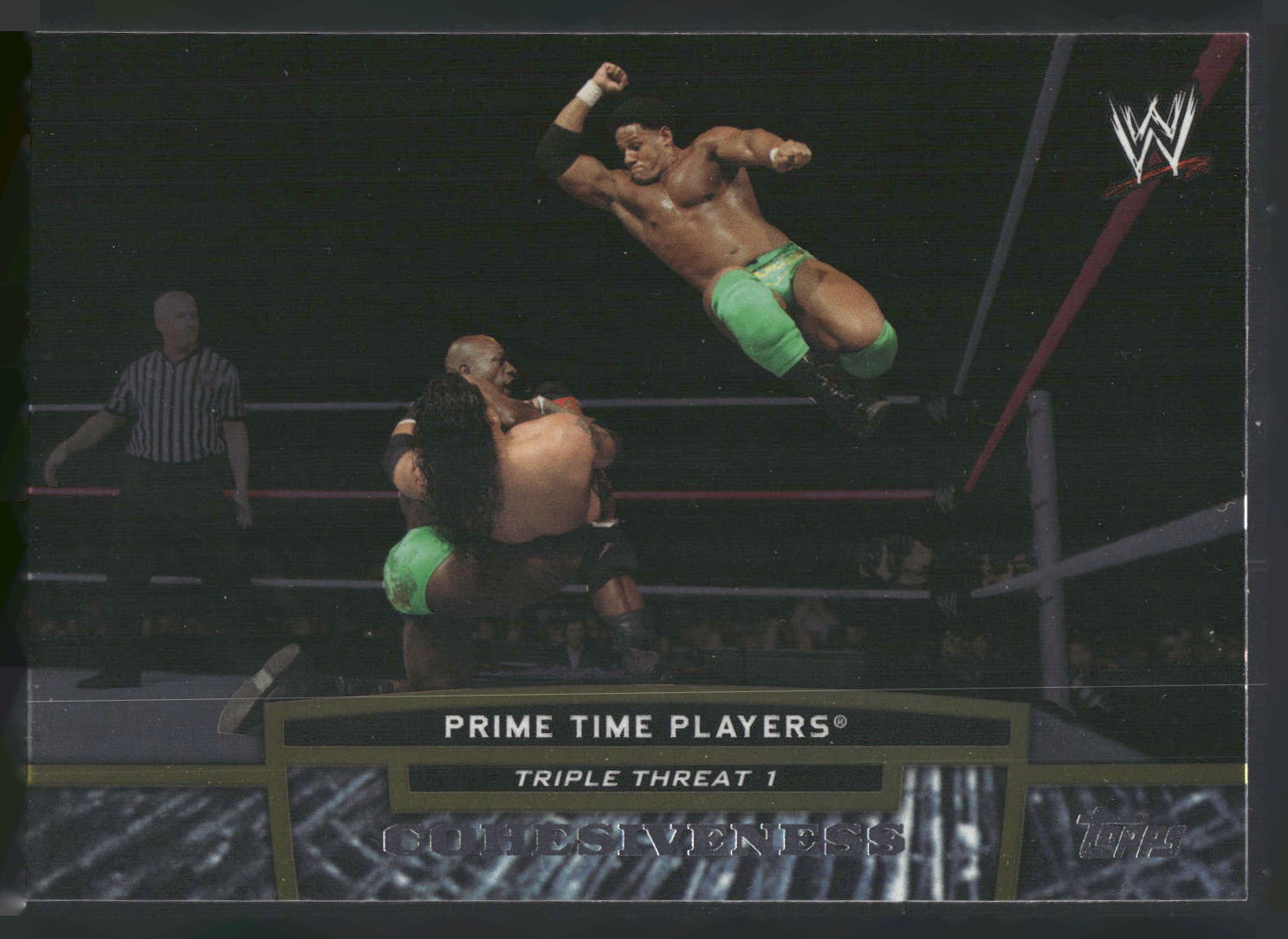 2013 Topps WWE #TT5-1 Prime Time Players Triple Threat Tier 1