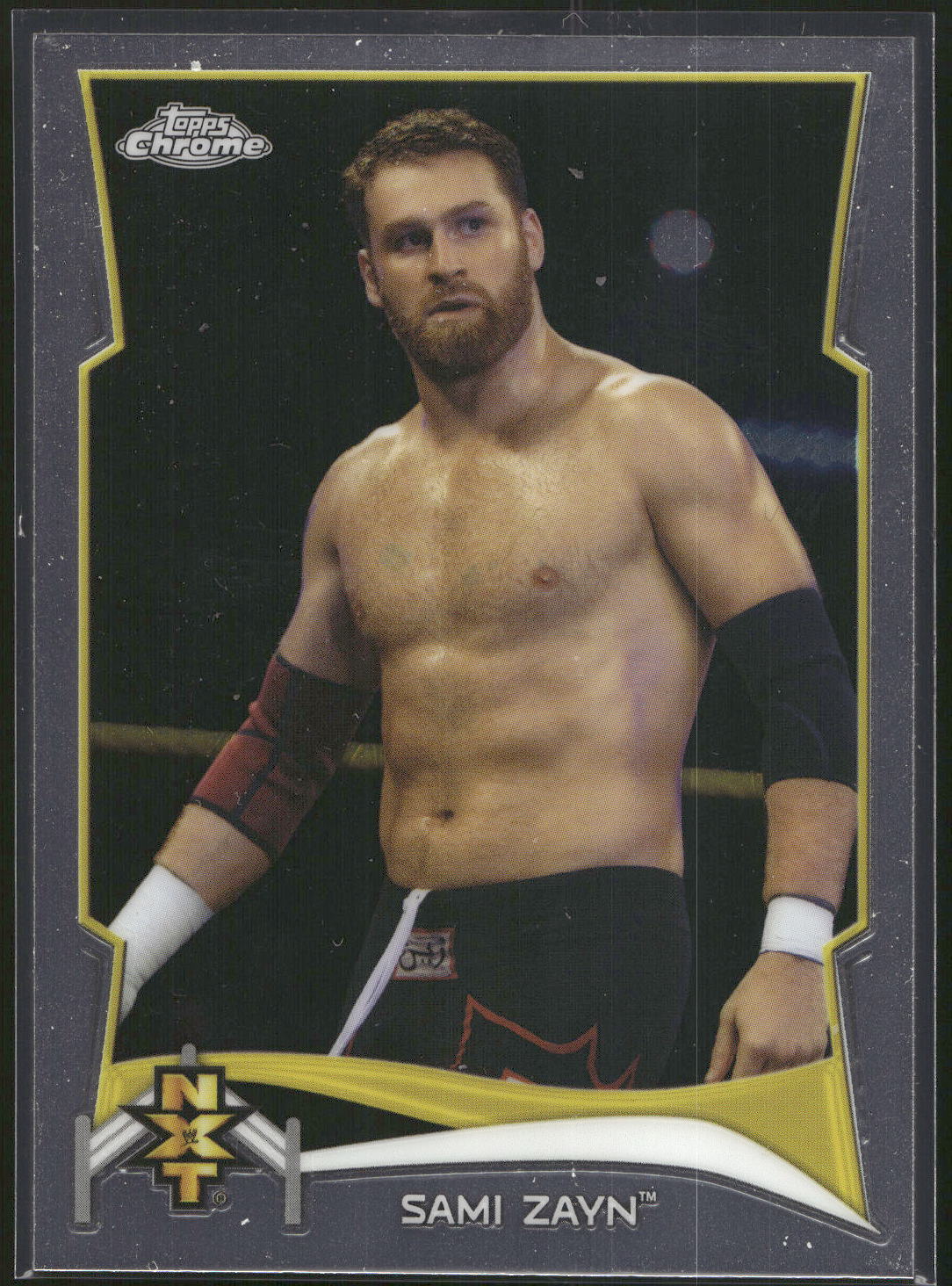 2014 Topps Chrome WWE #16 Sami Zayn NXT Prospects
