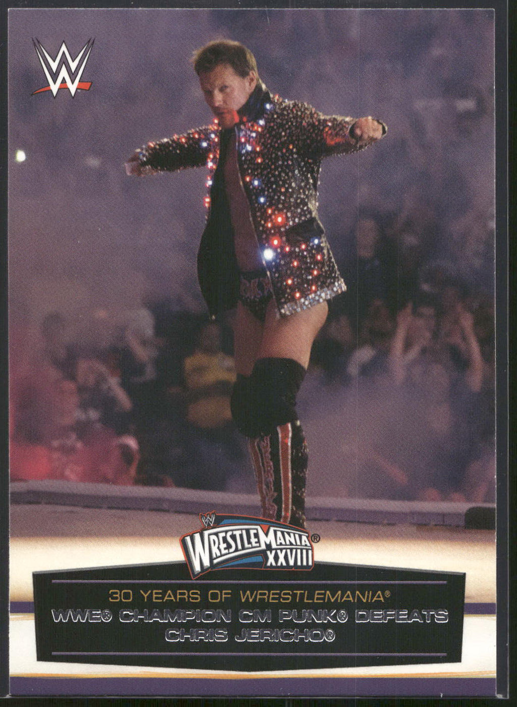 2014 Topps WWE Road to Wrestlemania #55 Chris Jericho 30 Years of Wrestlemania