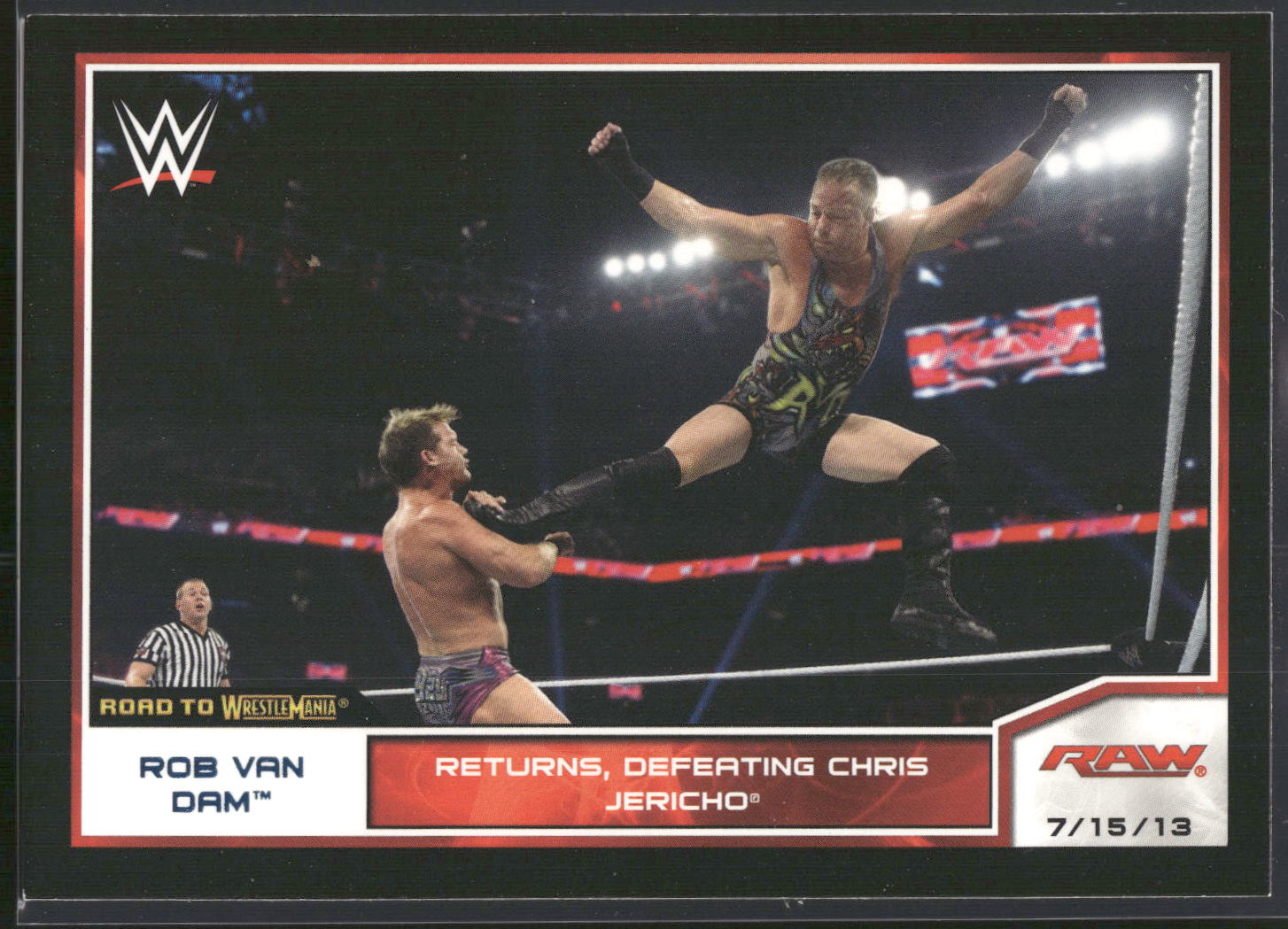 2014 Topps WWE Road to Wrestlemania #25 Rob Van Dam