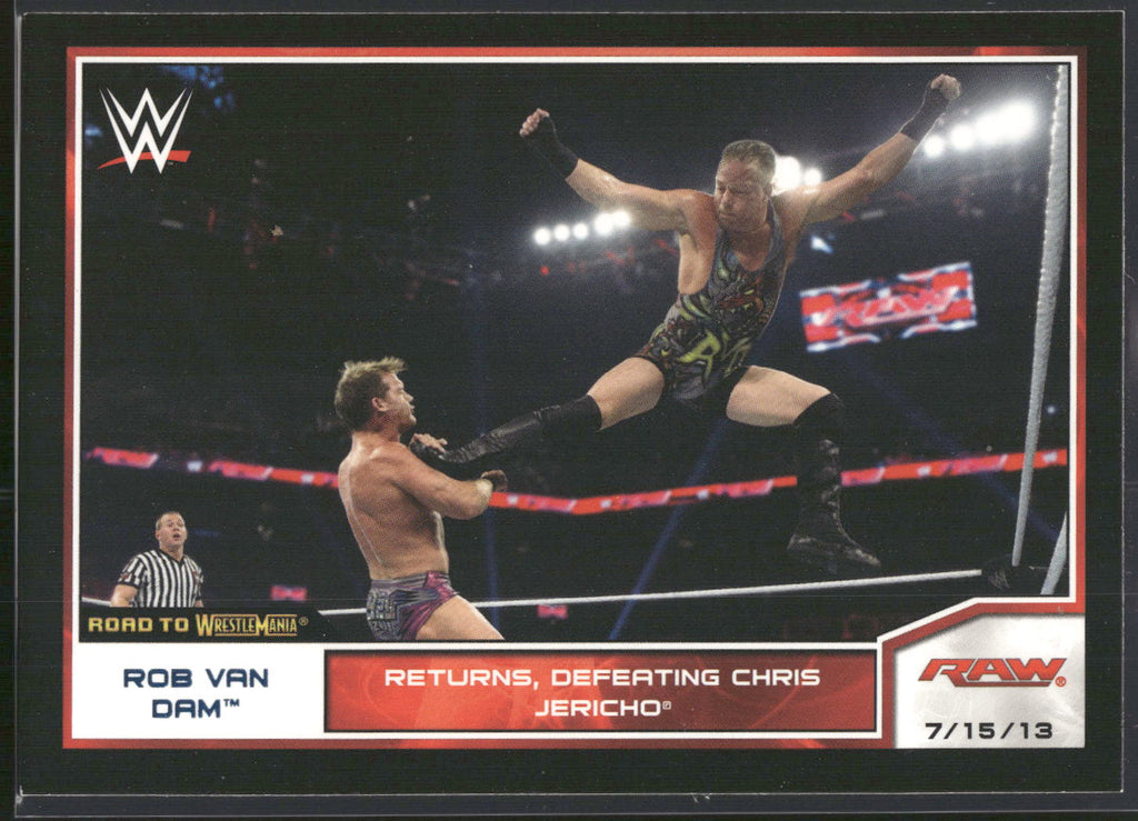 2014 Topps WWE Road to Wrestlemania #25 Rob Van Dam