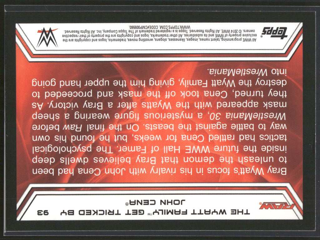 2014 Topps WWE Road to Wrestlemania #93 The Wyatt Family