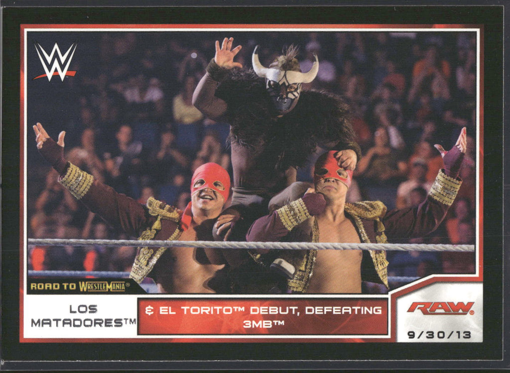 2014 Topps WWE Road to Wrestlemania #46 Los Matadores