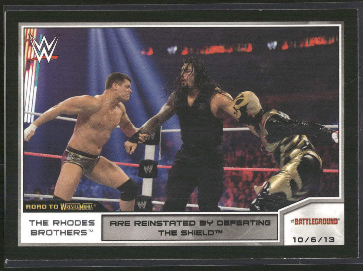 2014 Topps WWE Road to Wrestlemania #47 The Rhodes Brothers
