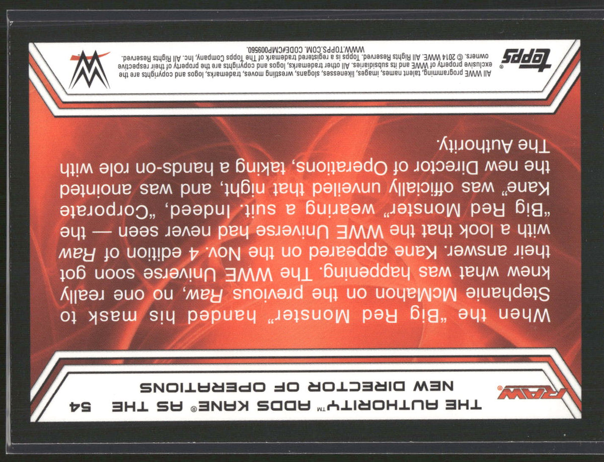 2014 Topps WWE Road to Wrestlemania #54 The Authority