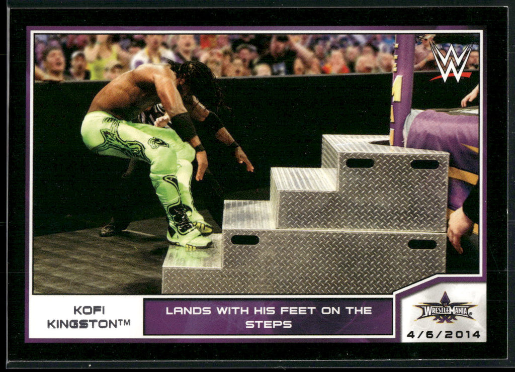 2014 Topps WWE Road to Wrestlemania #104 Kofi Kingston