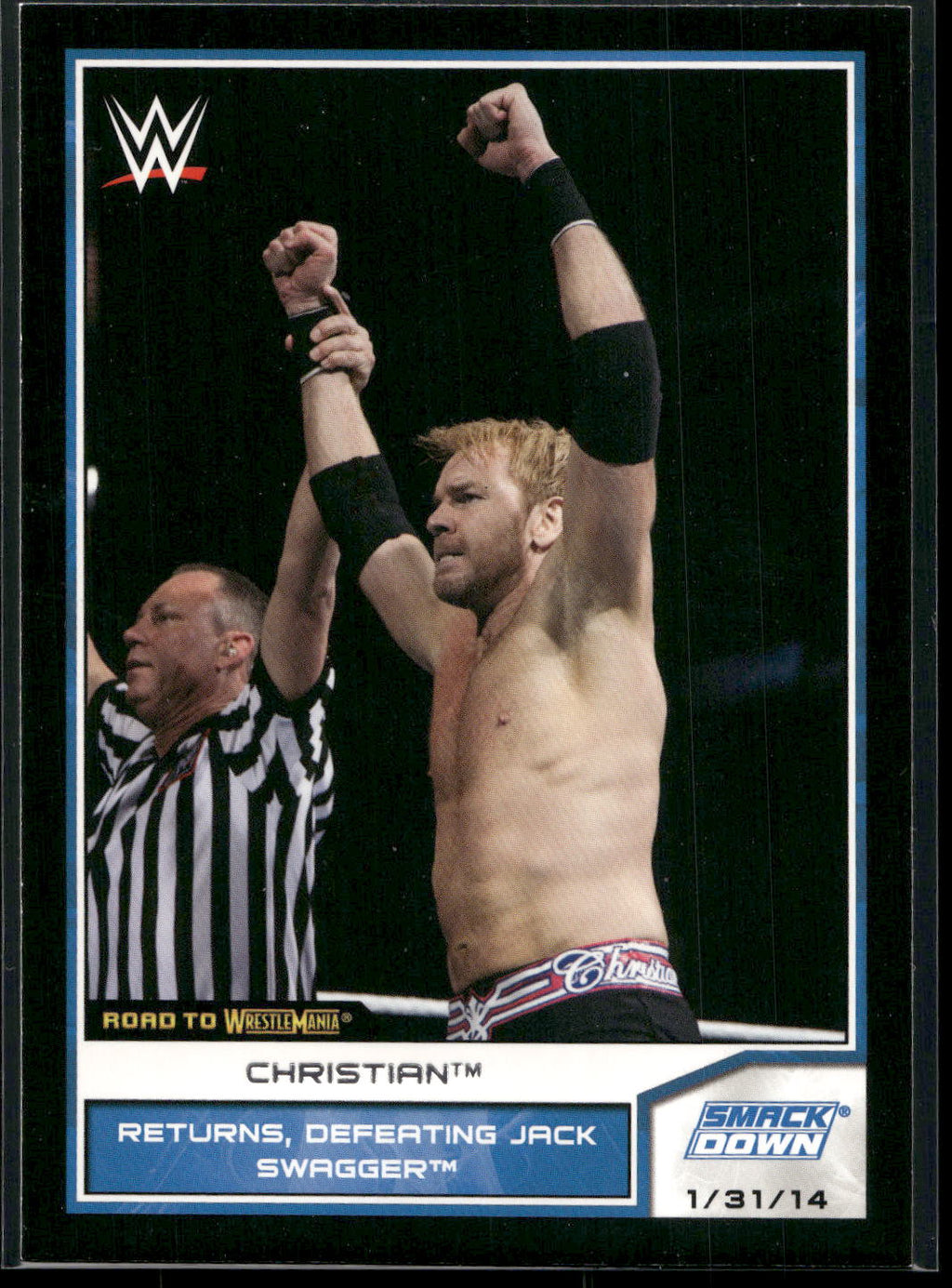2014 Topps WWE Road to Wrestlemania #77 Christian