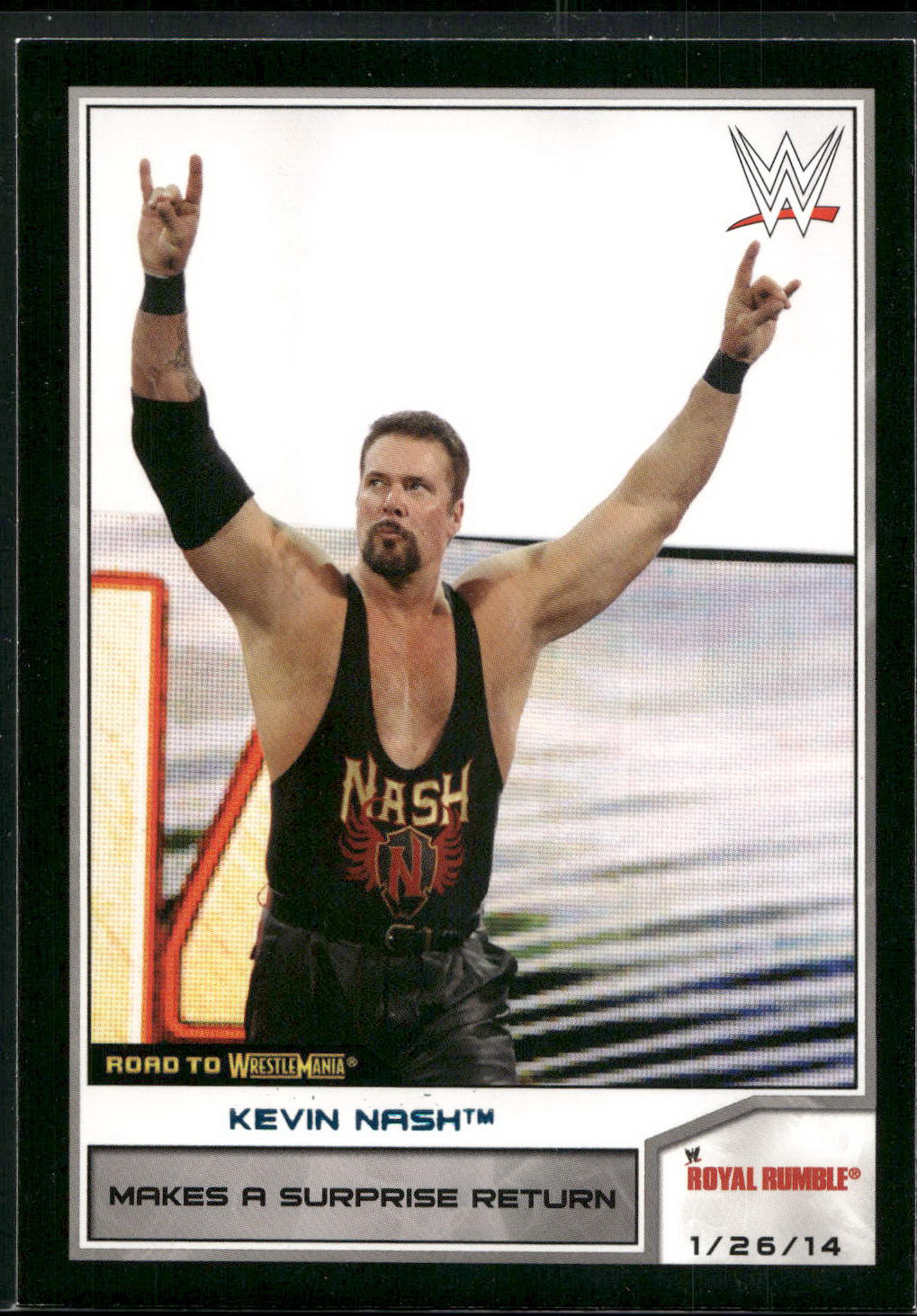 2014 Topps WWE Road to Wrestlemania #73 Kevin Nash