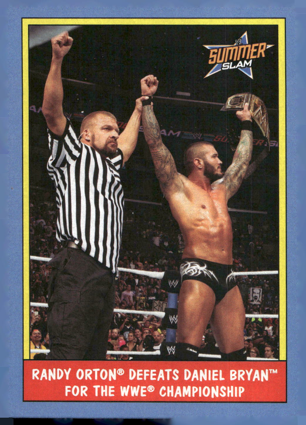 2017 Topps WWE Heritage #42 Randy Orton Thirty Years of SummerSlam