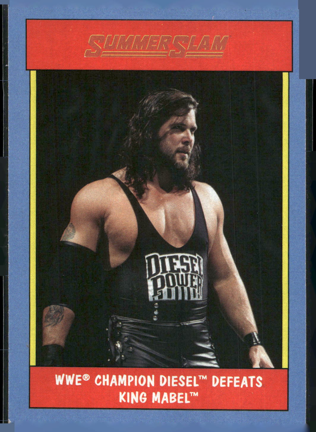 2017 Topps WWE Heritage #15 Diesel Thirty Years of SummerSlam