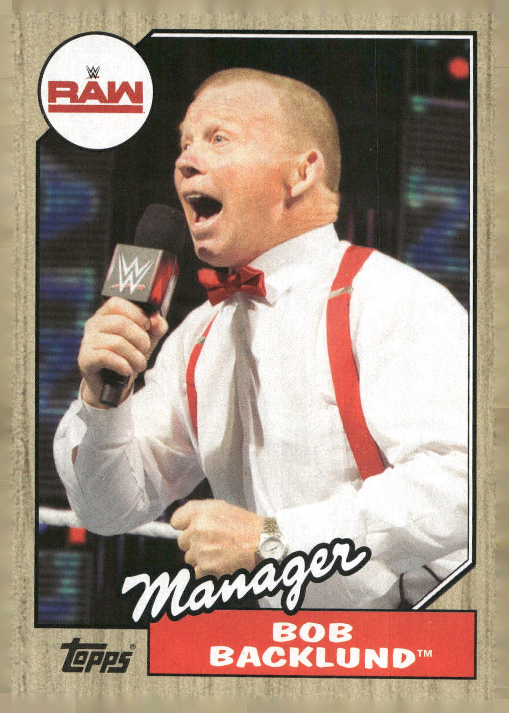 2017 Topps WWE Heritage #15 Bob Backlund