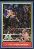2017 Topps WWE Heritage #48 AJ Styles Thirty Years of SummerSlam