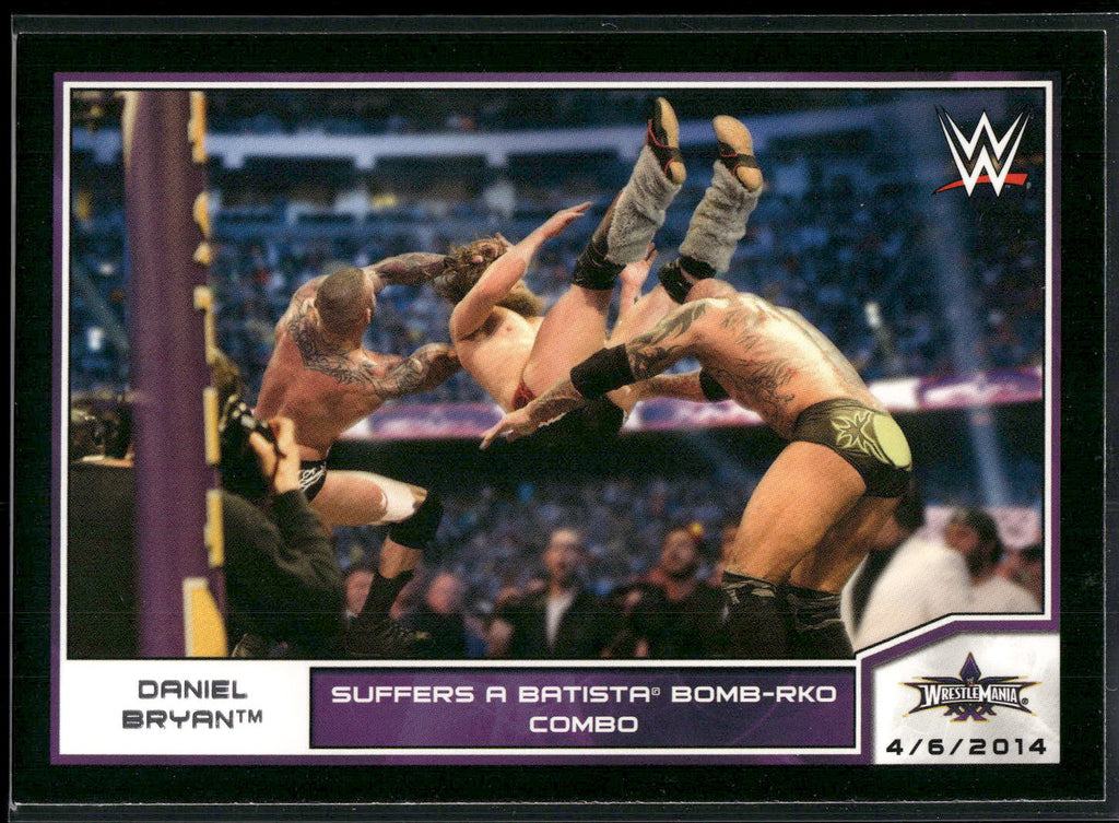 2014 Topps WWE Road to Wrestlemania #109 Daniel Bryan