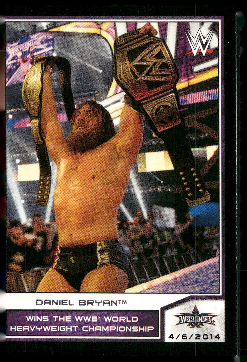 2014 Topps WWE Road to Wrestlemania #110 Daniel Bryan